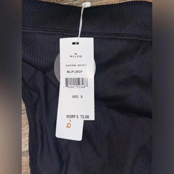 NWT Pilyq Black Pearl High Waist bikinin bottoms - Picture 3 of 4